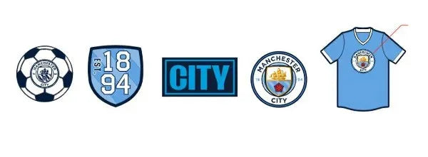 Crocs Manchester City 5Pck Cipődísz - Sportmania.hu