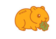Crocs Pet Hamster With Lettuce unisex