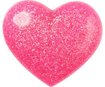 Crocs Pink 3D Glitter Heart unisex