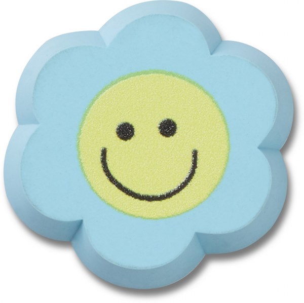 Smiley Blue Flower Eraser