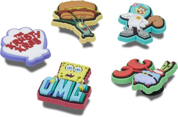 Crocs Spongebob 5Pck Cipődísz - Sportmania.hu