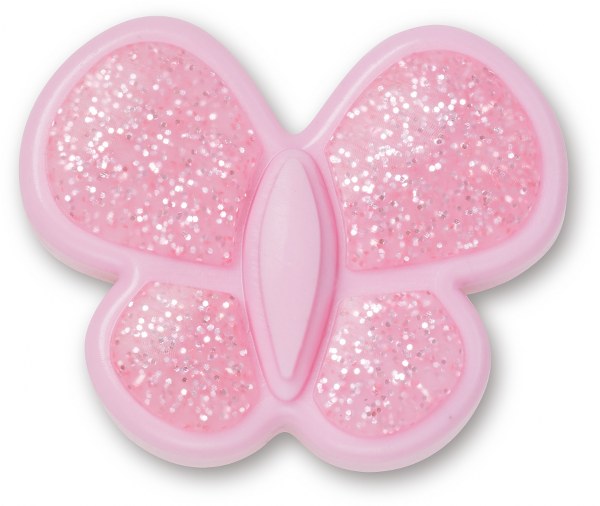 Tiny Pink Glitter Butterfly