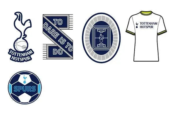 Crocs Tottenham 5Pck Cipődísz - Sportmania.hu