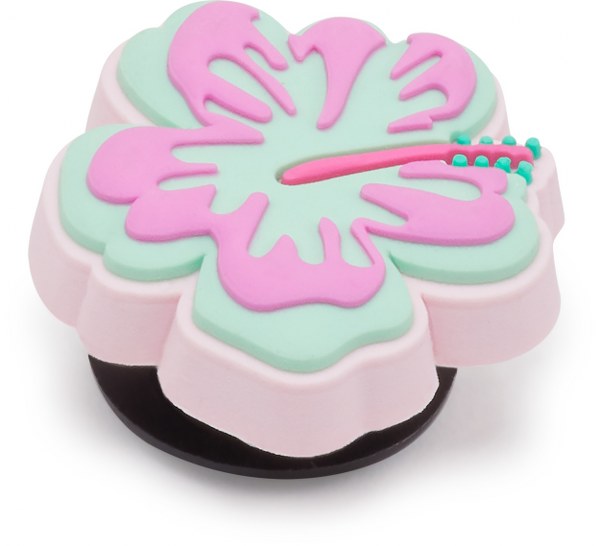 Crocs Turquoise and Pink Hibiscus Egyéb - Sportmania.hu