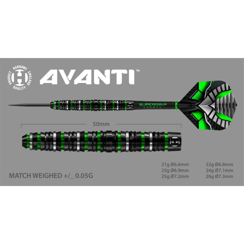 Darts Harrows Avanti 90% Steeltip Hs-tnk-000016023