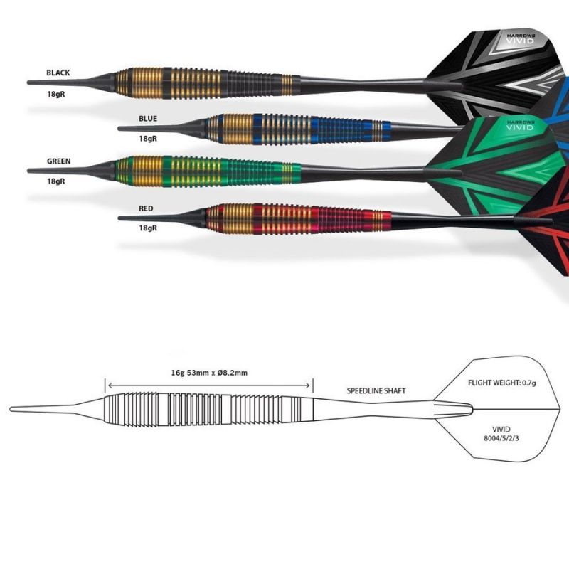 Darts Harrows Vivid Softip Hs-tnk-000013783