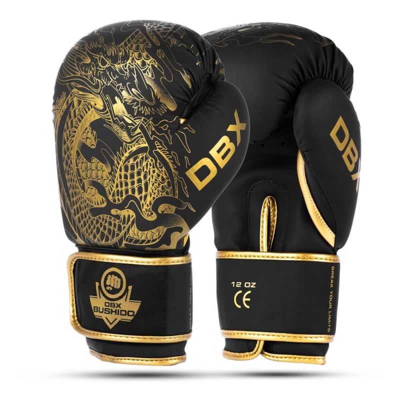 DBX Bushido 8oz - Dragon - Valor Series arany boxkesztyű