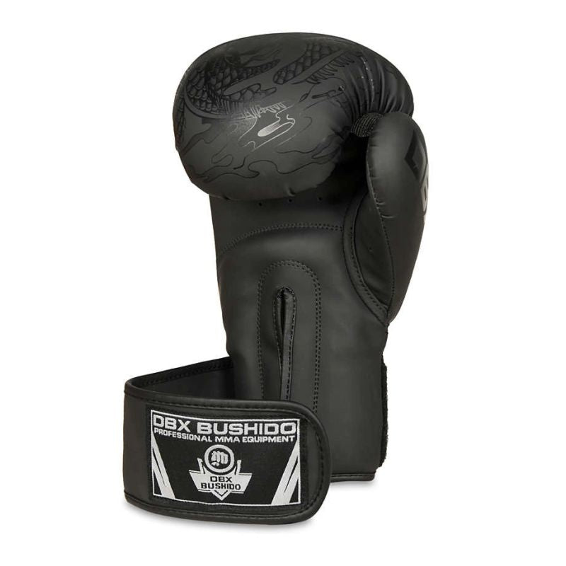 DBX Bushido 8oz - Dragon - Valor Series fekete boxkesztyű