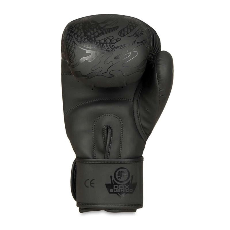 DBX Bushido 8oz - Dragon - Valor Series fekete boxkesztyű