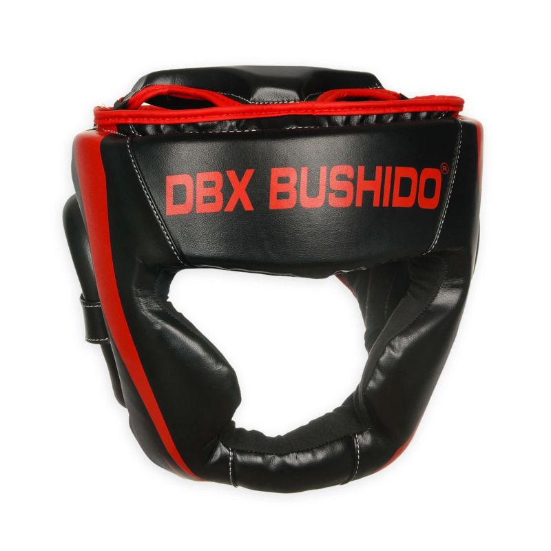 DBX Bushido Boxing Helmet - Phantom Red piros védőfelszerelés