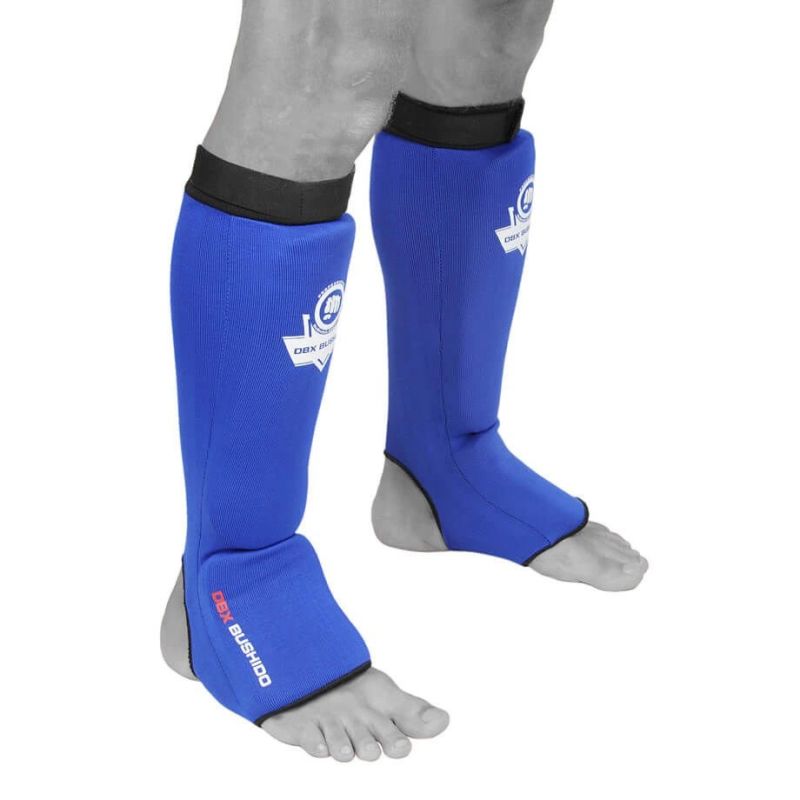 DBX Bushido Flexible Shin Guards - Shinrage Blue kék védőfelszerelés
