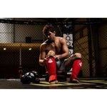 DBX Bushido Flexible Shin Guards - Shinrage Red piros védőfelszerelés