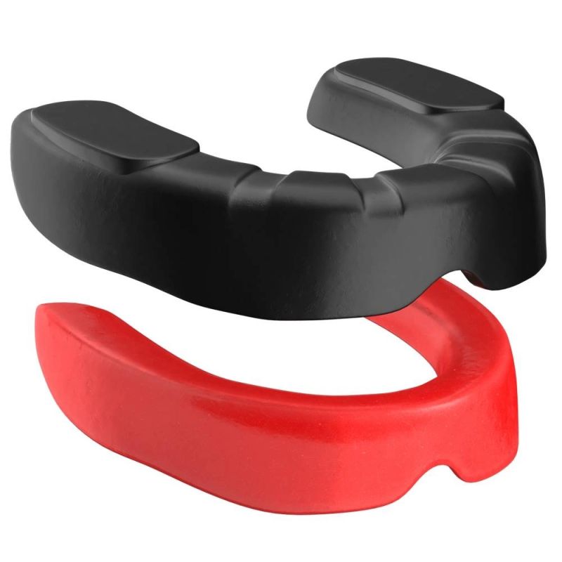 DBX Bushido Gel Mouthguard + Box - Black and Red | GelTech dla dzieci Fogvédő