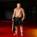 DBX Bushido GOLD training boxing shorts ezüst rövidnadrág