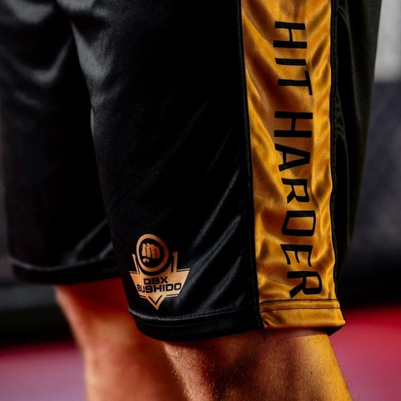 DBX Bushido GOLD training boxing shorts ezüst rövidnadrág
