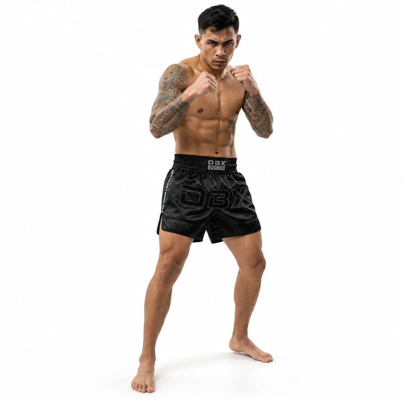 DBX Bushido Men’s Muay Thai V1 | férfi rövidnadrág, fekete