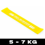 DBX Bushido Power Band MINI - Training band for mobility exercises 5-7 kg sárga edzőfelszerelés