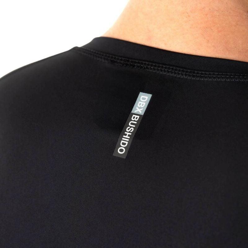 DBX Bushido Rashguard short sleeve BlackRS - fekete