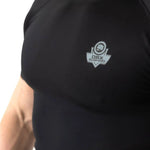 DBX Bushido Rashguard short sleeve BlackRS - fekete