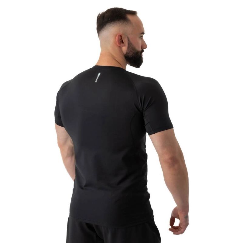 DBX Bushido Rashguard short sleeve BlackRS - fekete