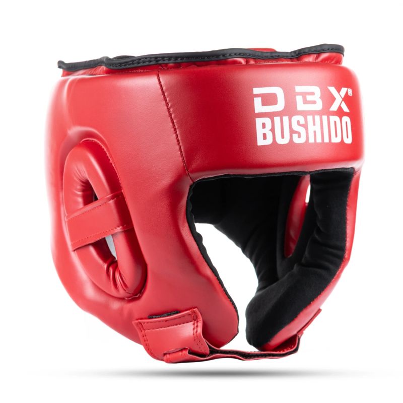 DBX Bushido RED Tournament Boxing Helmet czerwony védőfelszerelés