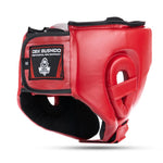 DBX Bushido RED Tournament Boxing Helmet czerwony védőfelszerelés