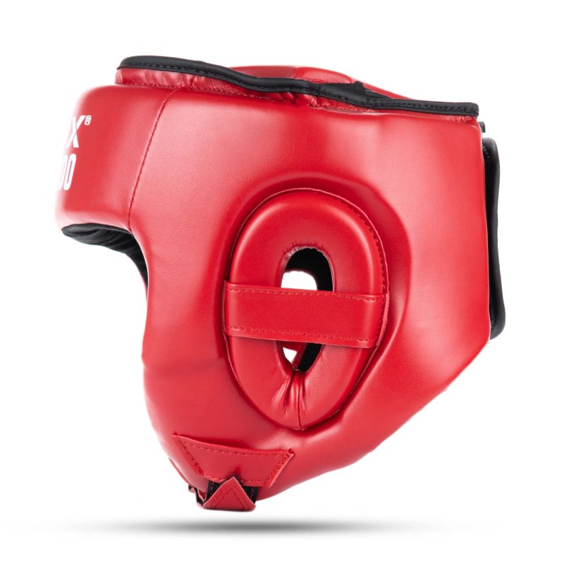 DBX Bushido RED Tournament Boxing Helmet czerwony védőfelszerelés