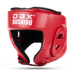 DBX Bushido RED Tournament Boxing Helmet czerwony védőfelszerelés