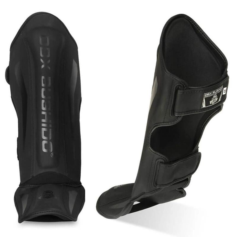 DBX Bushido Shin Guards - Black Master fekete védőfelszerelés