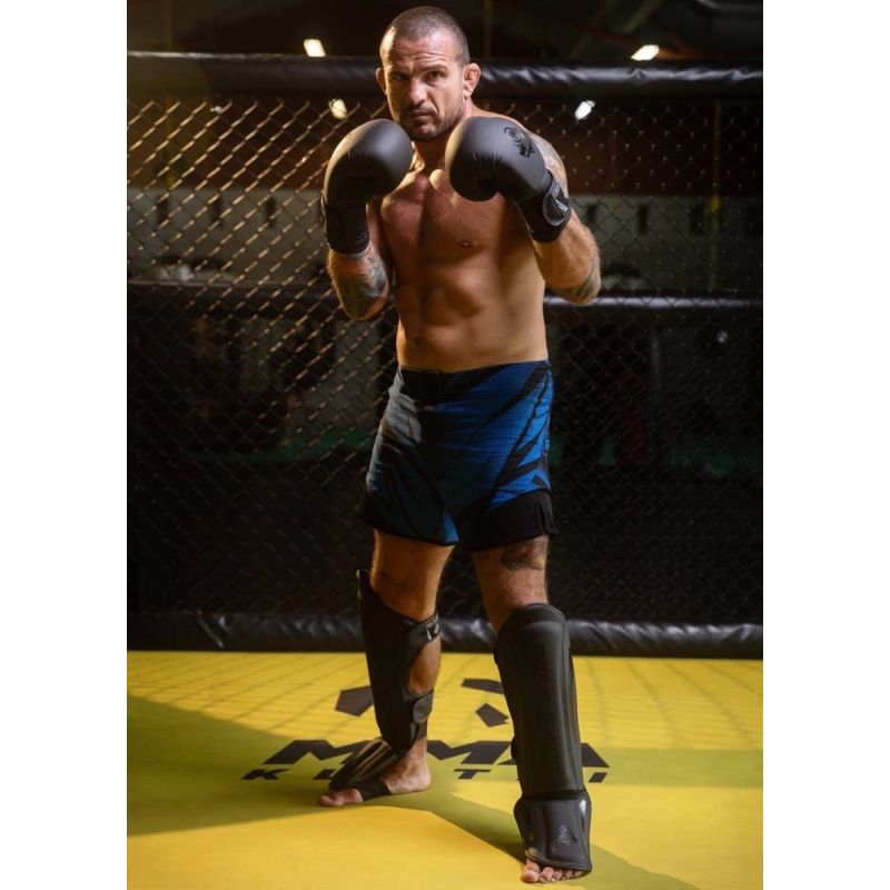 DBX Bushido Shin Guards - Black Master fekete védőfelszerelés