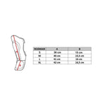 DBX Bushido Shin Guards - Phantom Red piros védőfelszerelés