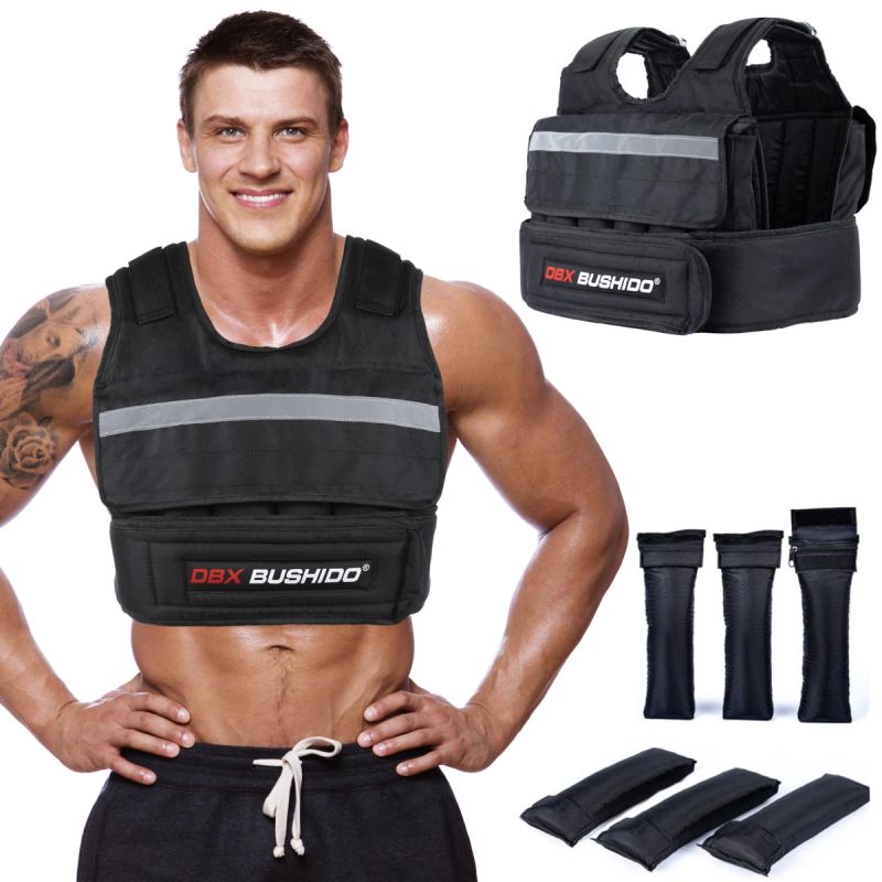 DBX Bushido Weighted Training Vest 12 Inserts (Empty) mellény