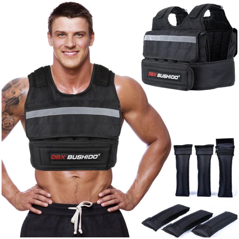 DBX Bushido Weighted Training Vest 12 Inserts (Empty) mellény