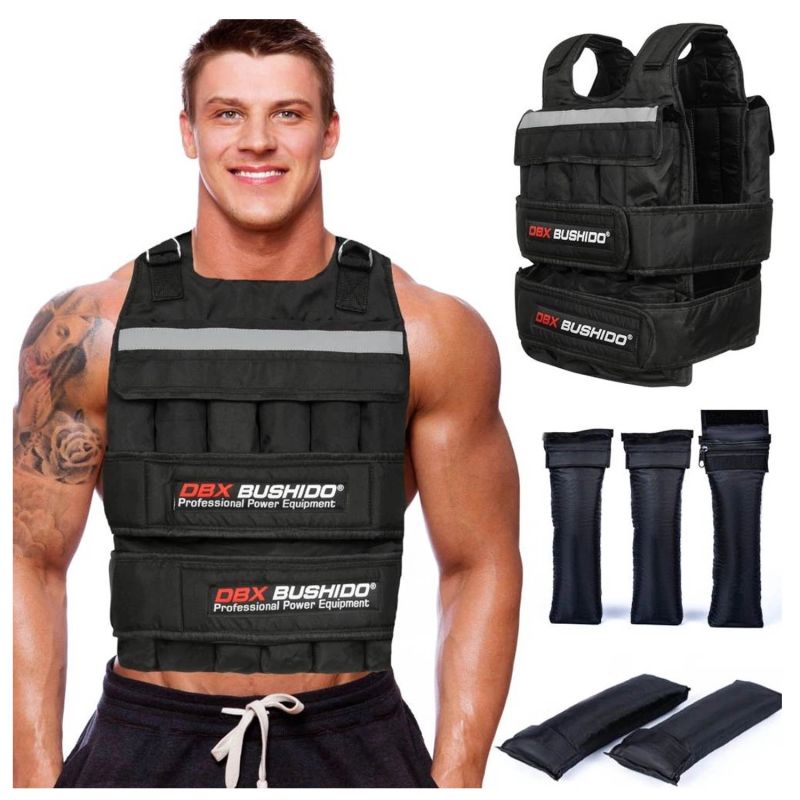 DBX Bushido Weighted Training Vest 24 Inserts (Empty) mellény