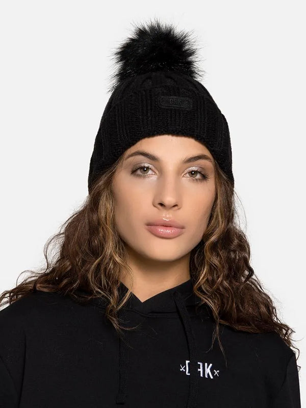 Dorko BOBBLE kötött sapka, női, fekete Sapka
