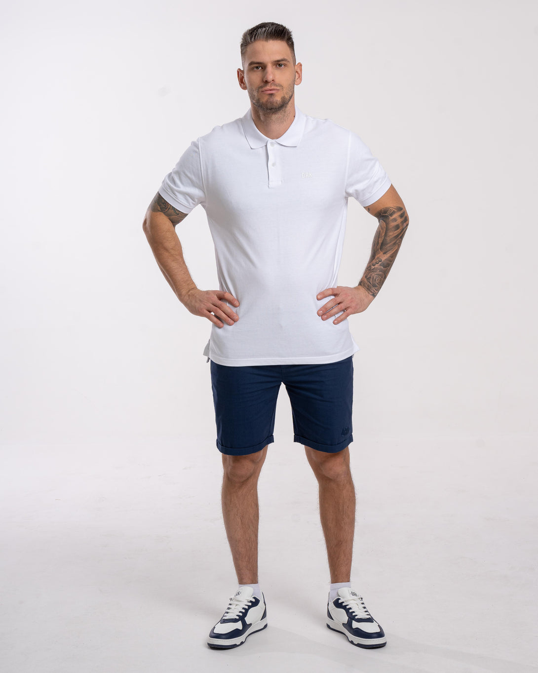 Dorko CHRIS galléros póló, fehér Póló - Sportmania.hu
