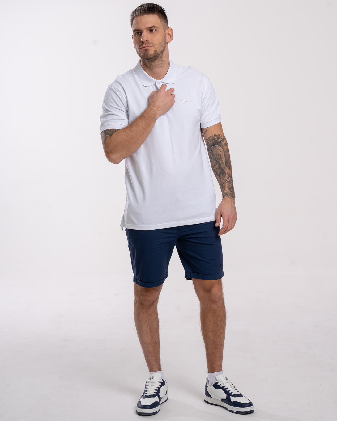 Dorko CHRIS galléros póló, fehér Póló - Sportmania.hu