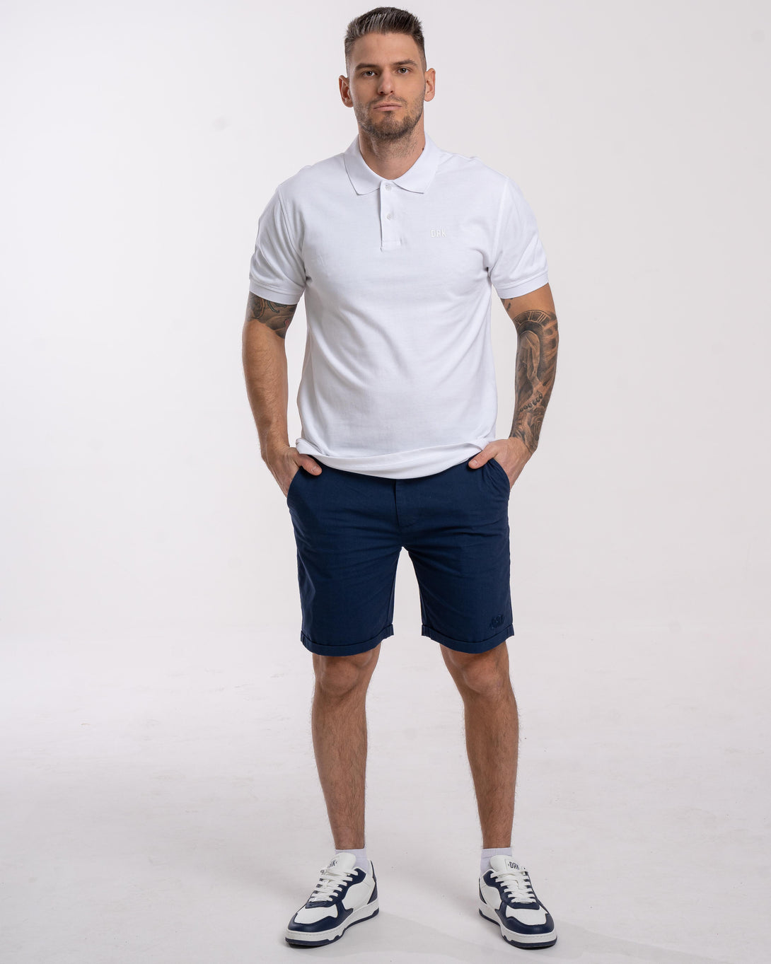 Dorko CHRIS galléros póló, fehér Póló - Sportmania.hu