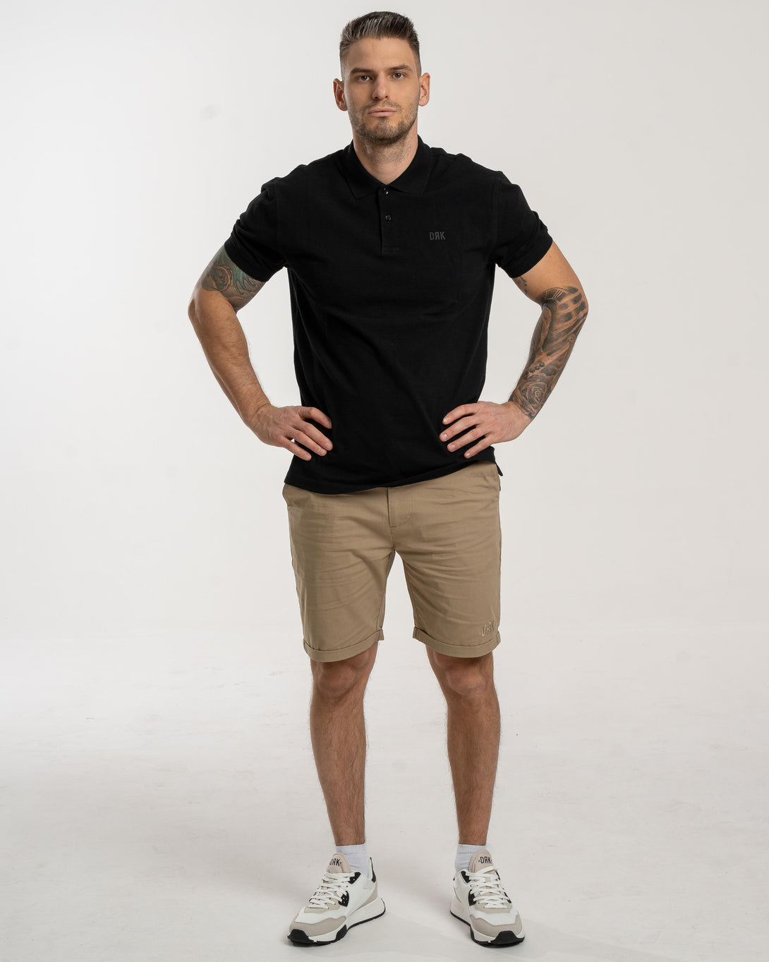 Dorko CHRIS galléros póló, fekete Póló - Sportmania.hu