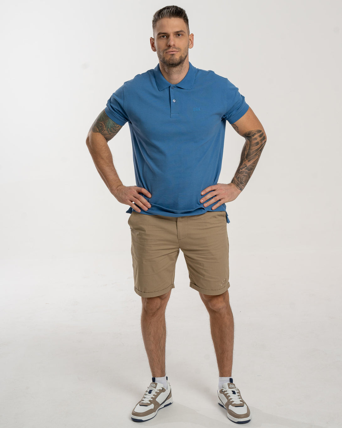 Dorko CHRIS galléros póló, férfi, kék Póló - Sportmania.hu
