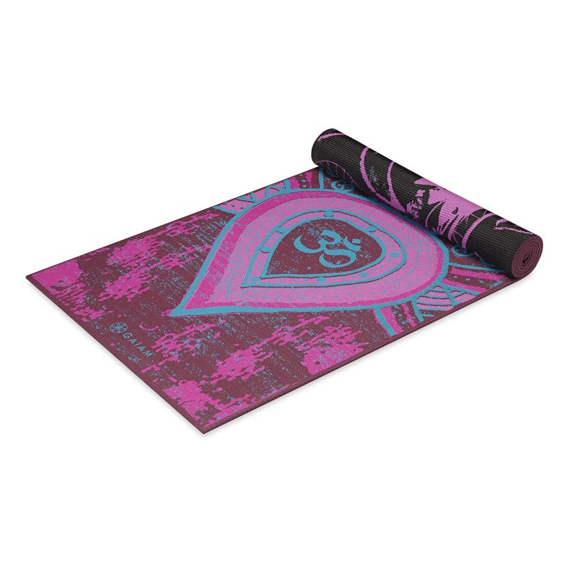 Double-sided yoga mat Gaiam "BE FREE" 6mm 62031 - Sportmania.hu