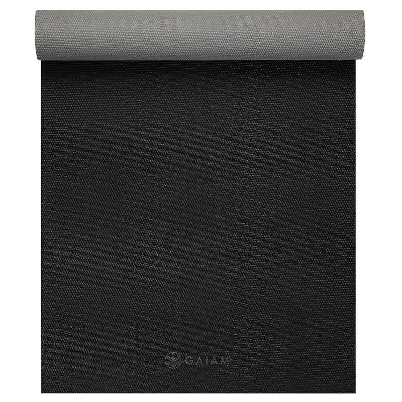 Double-sided yoga mat Gaiam &quot;GRANITE / STORM&quot; 4 mm 61956
