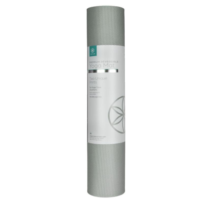 Double-sided yoga mat Gaiam &quot;GRANITE / STORM&quot; 4 mm 61956