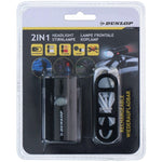 Dunlop 2-in-1 Bicycle Light fehér 472843