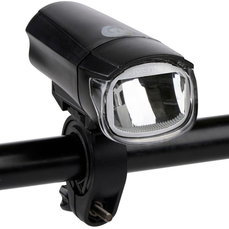 Dunlop Front Bike Lamp Certified Two Light Modes Powered By Battery GSP-332383
