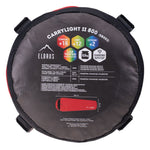Elbrus Carrylight II 800 sleeping bag piros hálózsák