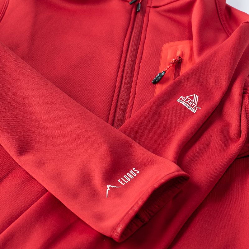Elbrus Nomi Polaretec sweatshirt piros férfi pulóver