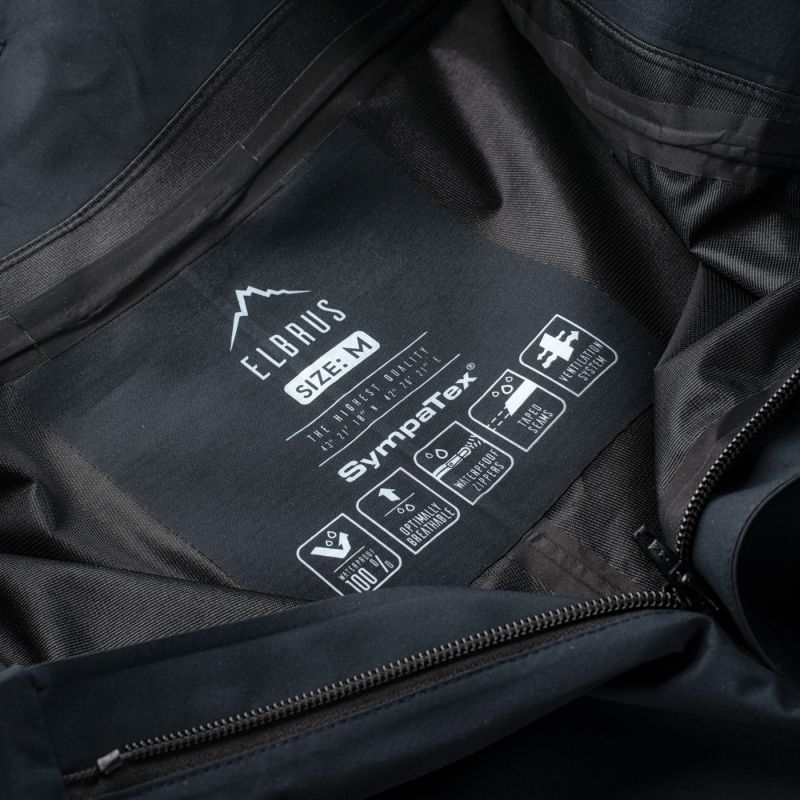 Elbrus Pro Guard 3L Hardshell fekete férfi nadrág