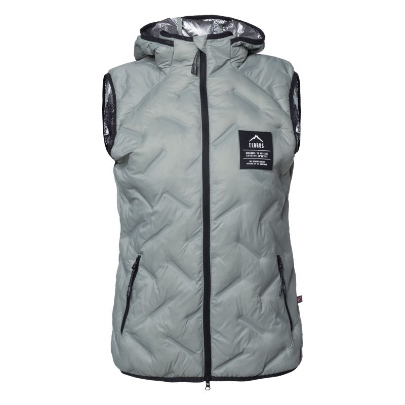 Elbrus Quilted Vest Huel Vest Primaloft W bézs női mellény