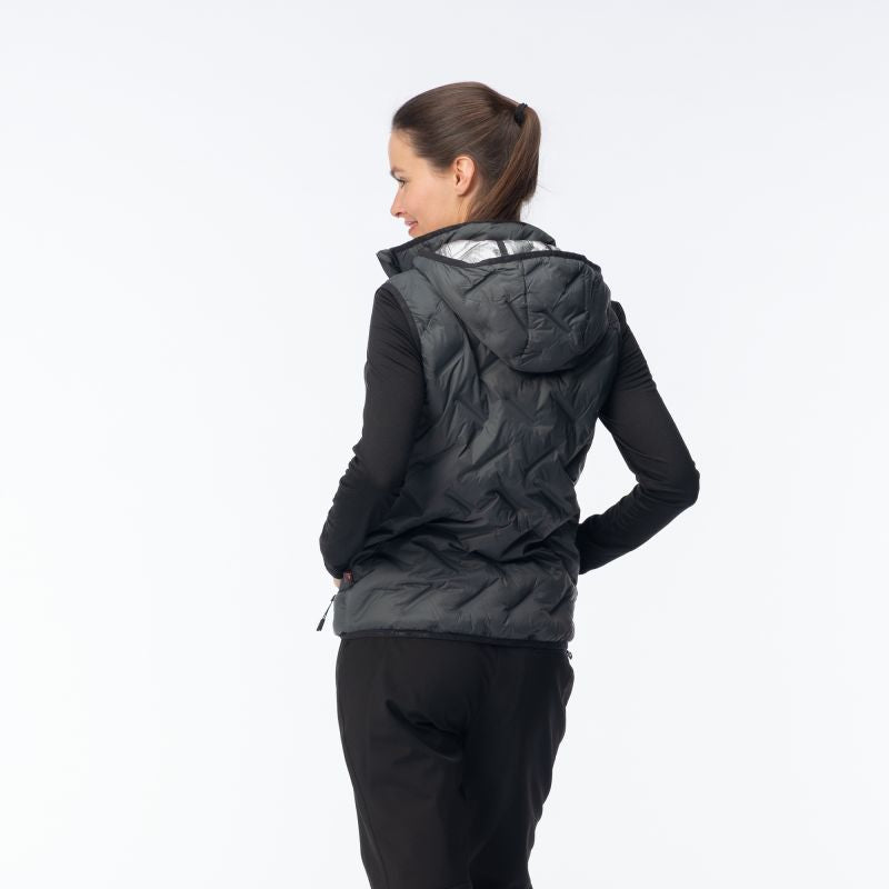 Elbrus Quilted Vest Huel Vest Primaloft W szürke női mellény